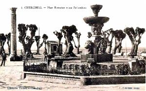 CHERCHELL - PLACE ROMAINE ET SES BELLOMBRAS